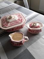 Victoria Rood Maastricht Regout Plateel Dekschaal. Roomstel., Ophalen of Verzenden