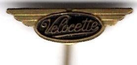 Velocette motorfietsen koper speldje ( A_092 ), Ophalen of Verzenden, Zo goed als nieuw, Transport, Speldje of Pin
