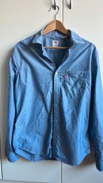 Levi’s overhemd blouse M blauw, Ophalen of Verzenden, Zo goed als nieuw, Blauw, Halswijdte 39/40 (M)