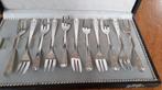 11 verzilverde gebaksvorkjes, Antiek en Kunst, Antiek | Bestek, Ophalen