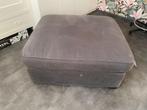 Grijze hocker / poef, Huis en Inrichting, Banken | Voetenbanken en Poefen, Ophalen, Gebruikt, Vierkant, 100 tot 125 cm