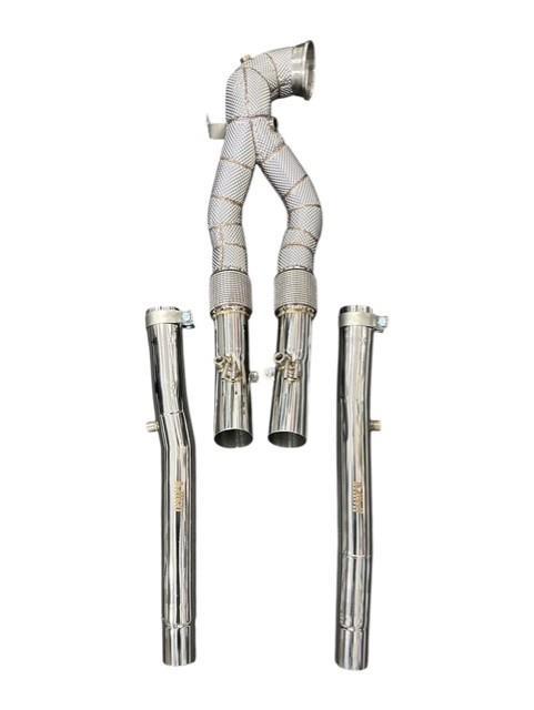 Downpipe Audi RS3 8Y / RSQ3 2.5 TFSI OPF (heatshield), Auto diversen, Tuning en Styling, Ophalen of Verzenden