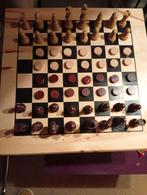 Speltafel met schaak, dam, triktrak en Chinees dammen, Hobby en Vrije tijd, Gezelschapsspellen | Bordspellen, Een of twee spelers