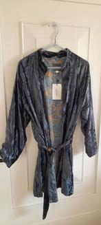 I' am Jai, prachtig inktblauw velvet Bohemian/ Ibiza jasje S, I'am Jai, Nieuw, Jasje, Maat 36 (S)