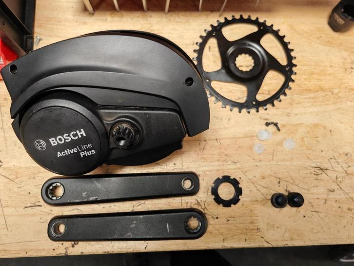 Bosch active line plus met toebehoren., Fietsen en Brommers, Elektrische fietsen, Gebruikt, Overige merken, 50 km per accu of meer