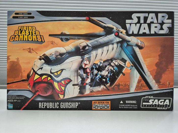 Star Wars TSC Republic Gunship with Clone Wars Deco, Verzamelen, Star Wars, Nieuw, Actiefiguurtje, Ophalen of Verzenden