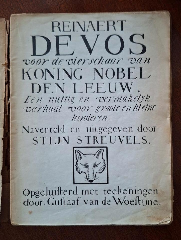 REINAERT DE VOS
voor de vierschaar 1ste druk 1909 Streuvels, Antiek en Kunst, Antiek | Boeken en Bijbels, Ophalen of Verzenden