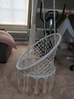 Hangstoel van touw - Bohemian stijl, Huis en Inrichting, Stoelen, Ophalen of Verzenden
