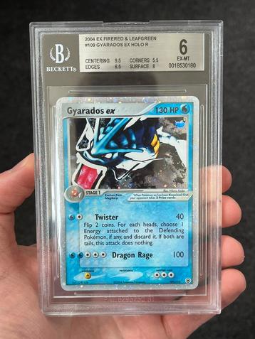 Pokémon BGS 6 Gyrados ex Holo #109 Firered&Leavegreen beschikbaar voor biedingen