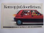Leuke oude sticker. Renault super 5/5-Deurs., Verzamelen, Stickers, Ophalen of Verzenden, Zo goed als nieuw
