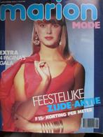 Marion 2 stuks : november en december 1986 - mooie vintage, Hobby en Vrije tijd, Kledingpatronen, Vrouw, Marion, Zo goed als nieuw