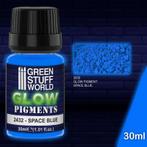 Glow in the Dark Pigments - SPACE BLUE 2432, Verzenden, Spanje, GSW, Info@sceneryenzo.nl