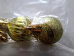 4 mosgroene kerstballetjes, Onbekend, Ophalen of Verzenden, Zo goed als nieuw, Losse verkoop