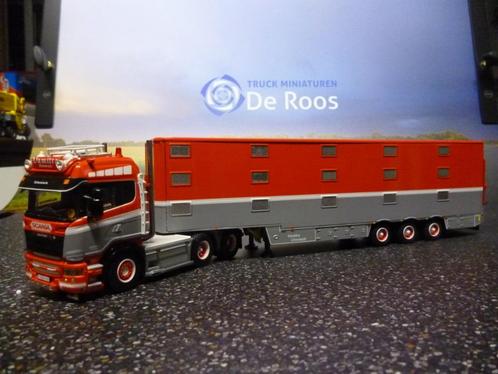 WSI Scania met veetrailer Vamitra, Hobby en Vrije tijd, Modelauto's | 1:50, Nieuw, Bus of Vrachtwagen, Wsi, Ophalen of Verzenden