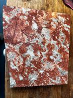 Mooi marmeren blad, Ophalen, Overige materialen, Gebruikt, Vierkant