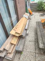 Houten balken en planken te koop!, Ophalen, Zo goed als nieuw, 250 cm of meer, Balken