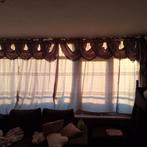 Grijze Gordijnen met Valletje - 2 stuks, Ophalen of Verzenden