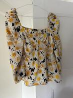 Zara Bloemen Top - Maat S, Ophalen of Verzenden, Zo goed als nieuw, Maat 36 (S), Geel