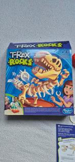 T-Rex Rocks Hasbro Spel bordspel kinderen dinosaurus, Ophalen of Verzenden, Zo goed als nieuw