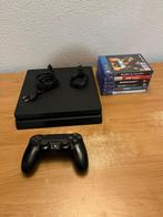 Playstation 4 Slim 1 tb, Spelcomputers en Games, Spelcomputers | Sony PlayStation 4, Ophalen, Met games, Zo goed als nieuw, 1 TB