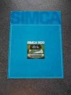 Brochure Simca 1100 uit 1968, Verzenden, Zo goed als nieuw, Overige merken