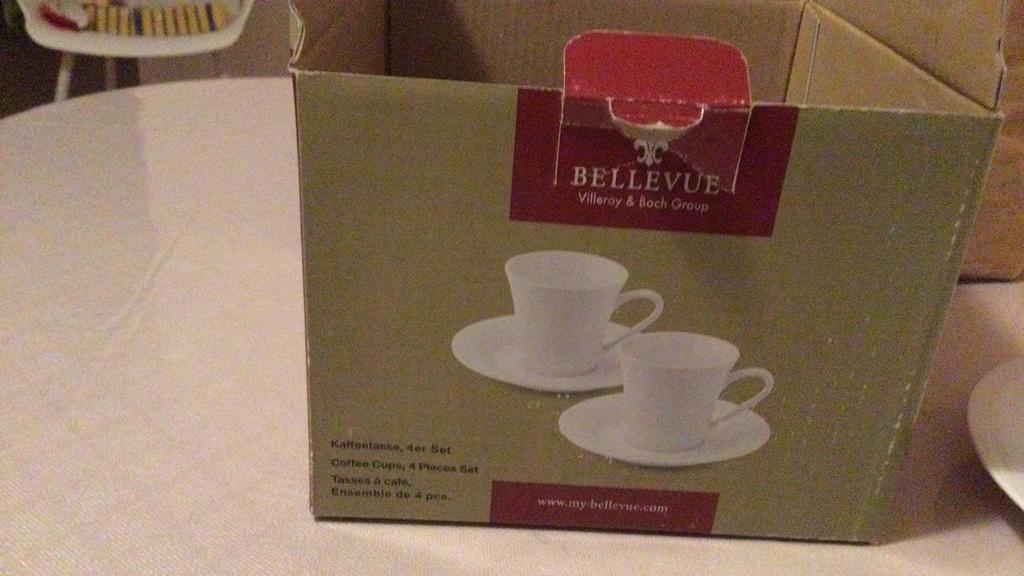 Villeroy en Boch koffiekopje set van 2 stuks nieuw, Ophalen of Verzenden, Nieuw, Kop(pen) en/of Schotel(s)