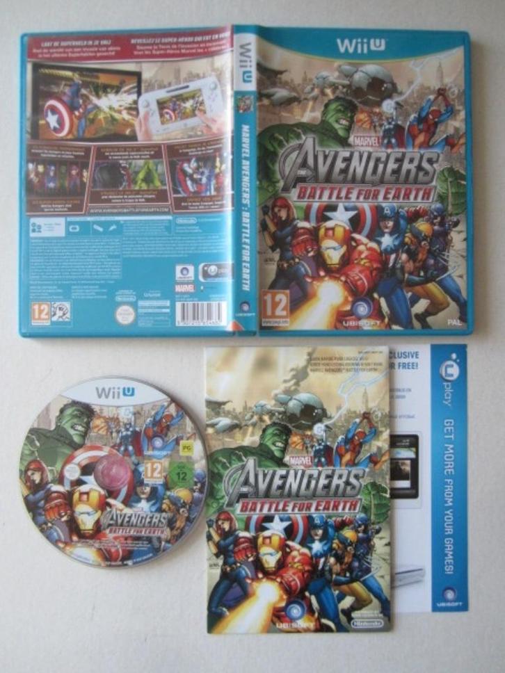 Marvel Avengers Nintendo Wii U, Spelcomputers en Games, Games | Nintendo Wii U, Zo goed als nieuw, Avontuur en Actie, 1 speler
