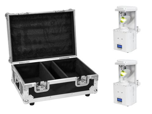 EUROLITE Set 2x LED TSL-350 Scan COB white + Flightcase, Muziek en Instrumenten, Licht en Laser, Nieuw, Licht, Geluidgestuurd