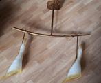 Sillux Kingstone hanglamp + 3 wandlampen italiaans design, Ophalen, Desing venetiaans, Zo goed als nieuw, Glas