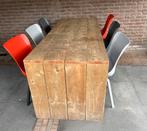 Tuintafel (200 cm - 77 cm), 6 stoelen (Hartman Sophie Rondo), 6 zitplaatsen, Gebruikt, Ophalen