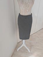 MS Mode Rok - Maat 42 - Zwart Wit Ruit, Zwart, Maat 42/44 (L), Ophalen of Verzenden, Zo goed als nieuw