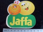 sticker Jaffa logo vruchtensap drinken vintage, Verzamelen, Ophalen of Verzenden, Zo goed als nieuw, Merk
