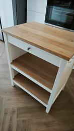 IKEA Tornviken keukeneiland, Ophalen, Wit, 50 tot 100 cm, Zo goed als nieuw