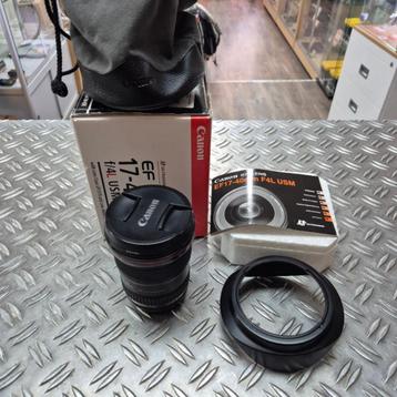 Canon EF17-40mm F4L USM lens zeer net in doos beschikbaar voor biedingen