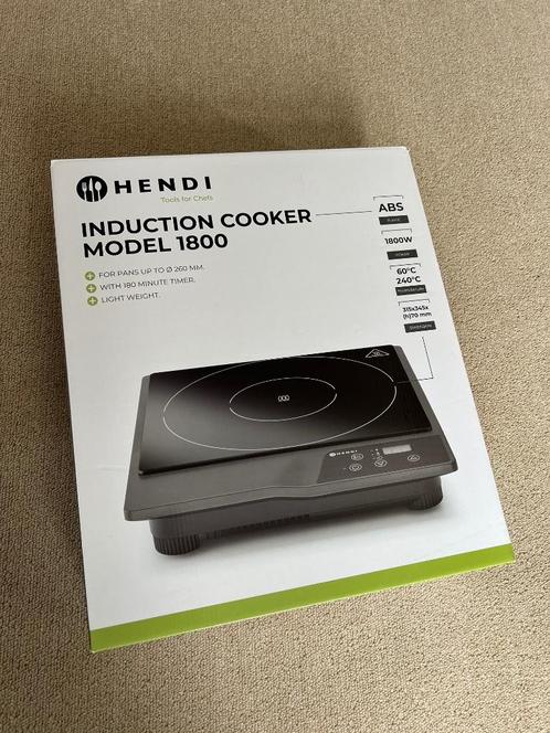 Inductiekookplaat (Hendi) Model 1800 | ZGAN, Witgoed en Apparatuur, Kookplaten, Zo goed als nieuw, Vrijstaand, Inductie, Ophalen of Verzenden