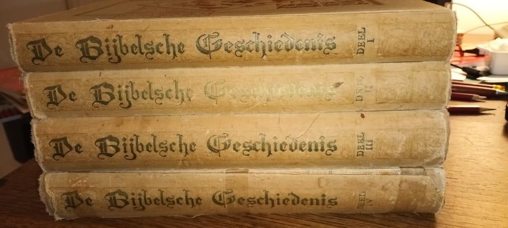 De Bijbelse Geschiedenis OT NT (4 delen) 4 delen voor 7,99 !, Boeken, Ophalen of Verzenden, Zo goed als nieuw, Vreugdenhil, Joh.