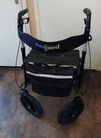 Dunimed outdoor rollator met tas dubbel opvouwbaar, Diversen, Ophalen, Opvouwbaar, Zo goed als nieuw