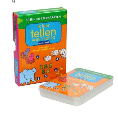 Speel- en leer kaarten ik leer tellen Deltas, Kinderen en Baby's, Speelgoed | Educatief en Creatief, Gebruikt, Ophalen