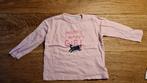 Roze shirt met kat maat 68, Ophalen of Verzenden, Gebruikt, Meisje, Shirtje of Longsleeve
