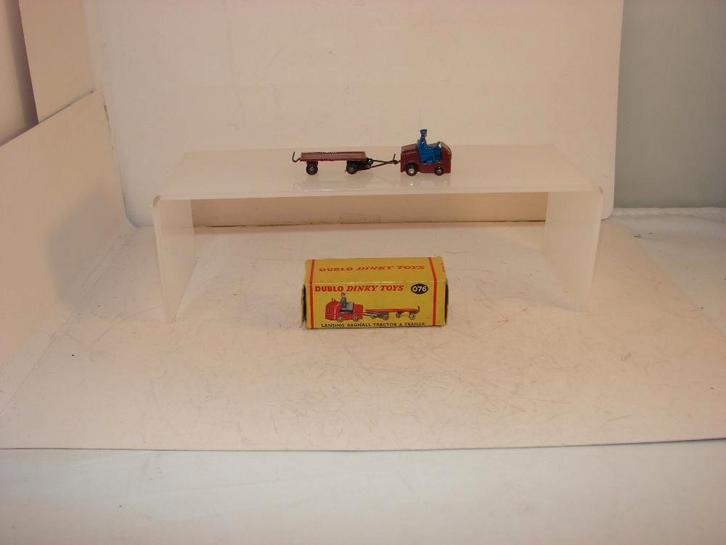 Dinky toys 076 lansing Bagnall trailer in doos uit 1960, Hobby en Vrije tijd, Modelauto's | 1:43, Gebruikt, Overige typen, Dinky Toys