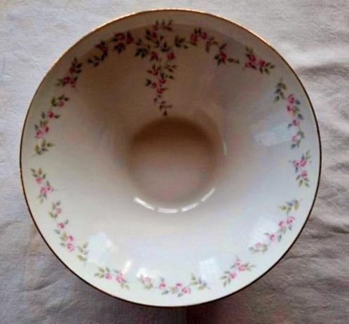 Heinrich Selb Bavaria schaal kleine roze bloemen blaadjes, Antiek en Kunst, Antiek | Servies los, Ophalen of Verzenden
