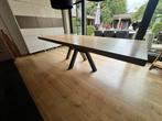 Eikenhouten eetkamertafel 260x100, Huis en Inrichting, Tafels | Eettafels, Ophalen, Eikenhout, 200 cm of meer, 50 tot 100 cm