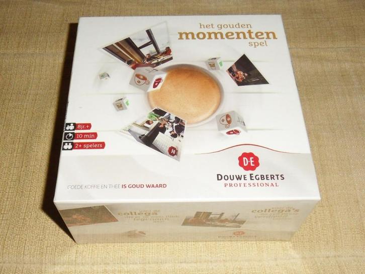 Douwe Egberts Het Gouden Momenten spel, Hobby en Vrije tijd, Gezelschapsspellen | Bordspellen, Gebruikt, Een of twee spelers, Drie of vier spelers