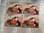 Set van 4 placemats met kat en muziekinstrument, Ophalen of Verzenden, Nieuw, Placemat