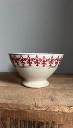Franse spoelkom rood groen, Antiek en Kunst, Curiosa en Brocante, Ophalen of Verzenden