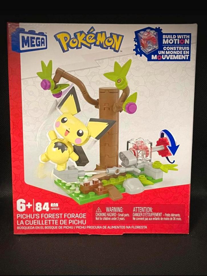 Pokémon builder set Pikachu’s forest forage, Hobby en Vrije tijd, Verzamelkaartspellen | Pokémon, Zo goed als nieuw, Verzenden