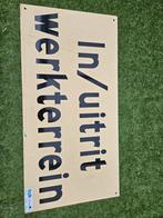 Verkeersbord in uitrit, Ophalen of Verzenden, Gebruikt