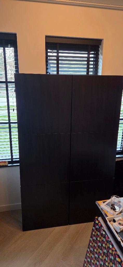 ikea Besta 6 deurs kast, Huis en Inrichting, Kasten | Wandmeubels, Zo goed als nieuw, 200 cm of meer, Minder dan 150 cm, 25 tot 50 cm