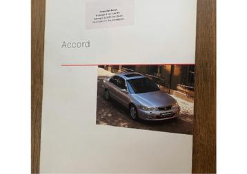 Honda Accord folder beschikbaar voor biedingen