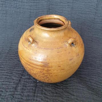 Vintage Chinese keramiek kleine martavaan potje, gesigneerd beschikbaar voor biedingen